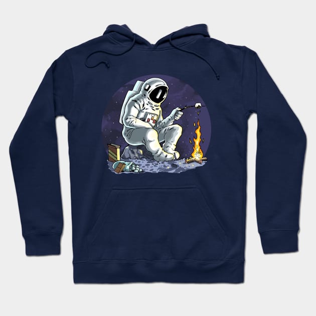 Camping Astronaut Hoodie by SheVibe